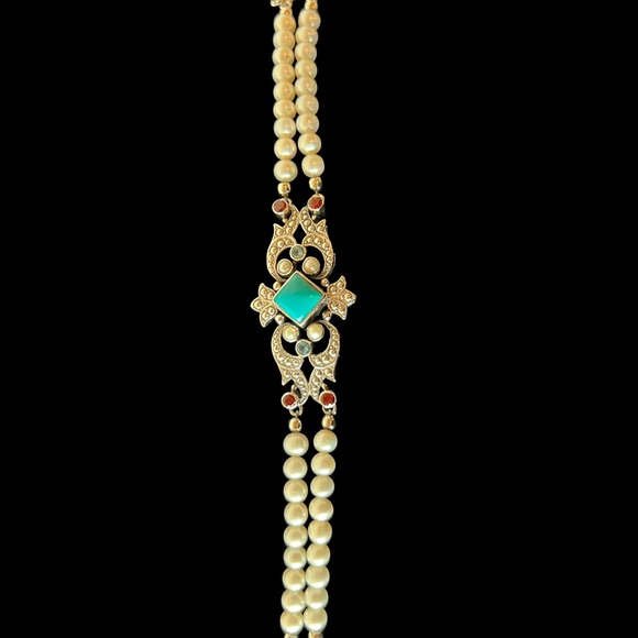 🌟NICKY BUTLER 925 Sterling Silver Turquoise Pearl Multi Gem Bracelet NEW NB - Picture 10 of 15